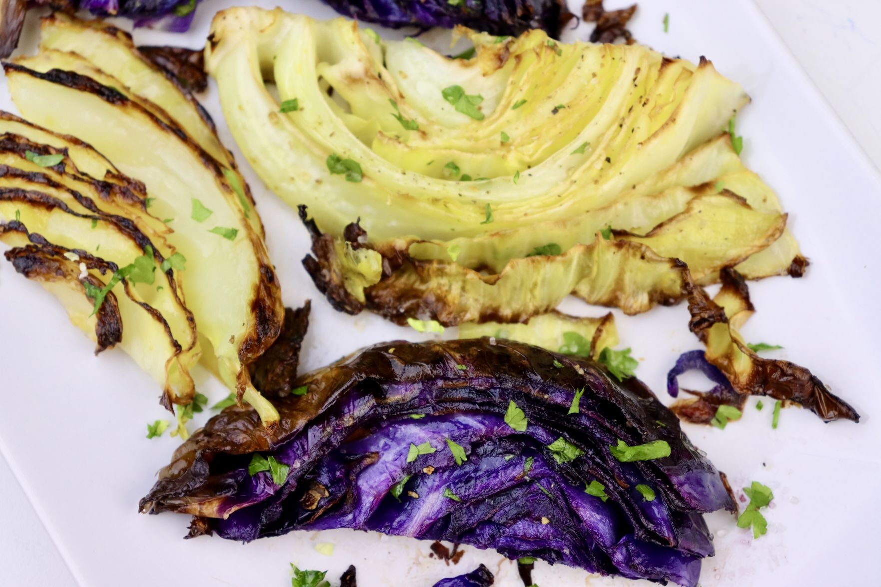 Roasted cabbage
